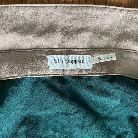 Blu Pepper Forest Green High Low Fit and Flare Dress - Picture 8 of 8